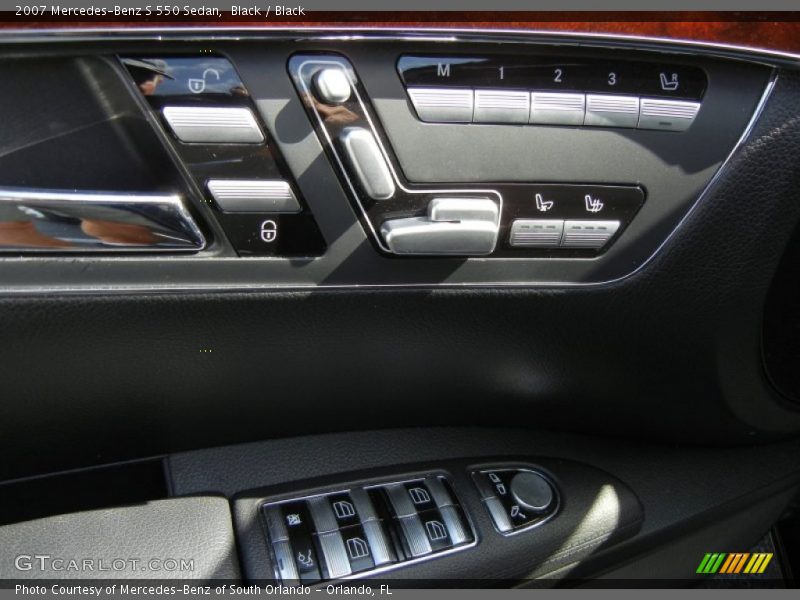 Black / Black 2007 Mercedes-Benz S 550 Sedan