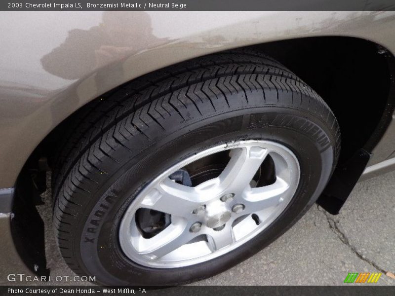 Bronzemist Metallic / Neutral Beige 2003 Chevrolet Impala LS