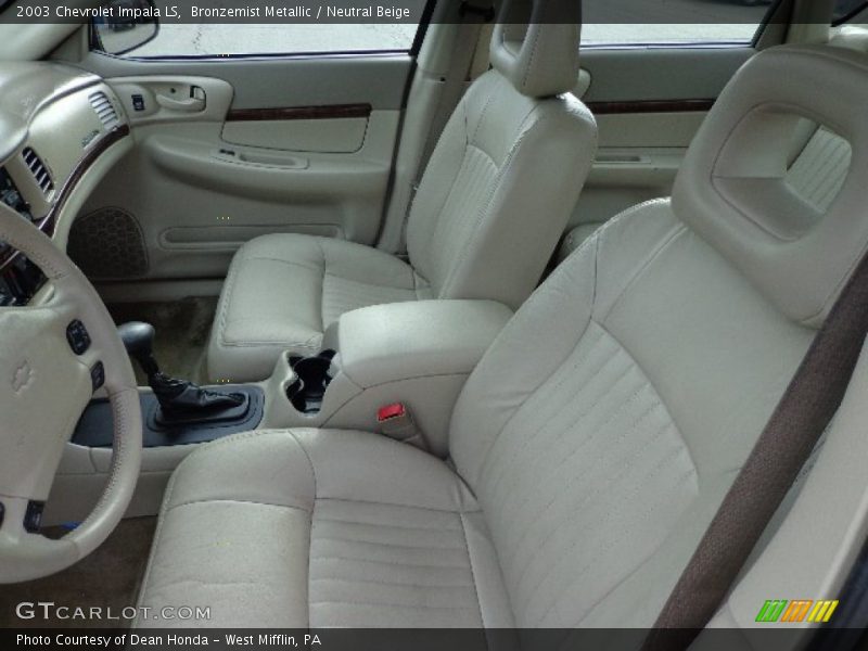 Bronzemist Metallic / Neutral Beige 2003 Chevrolet Impala LS