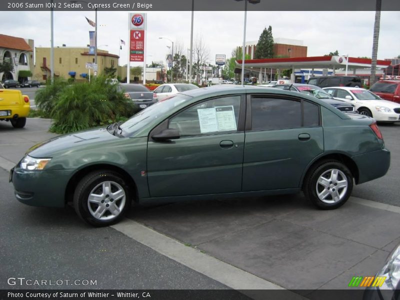 Cypress Green / Beige 2006 Saturn ION 2 Sedan