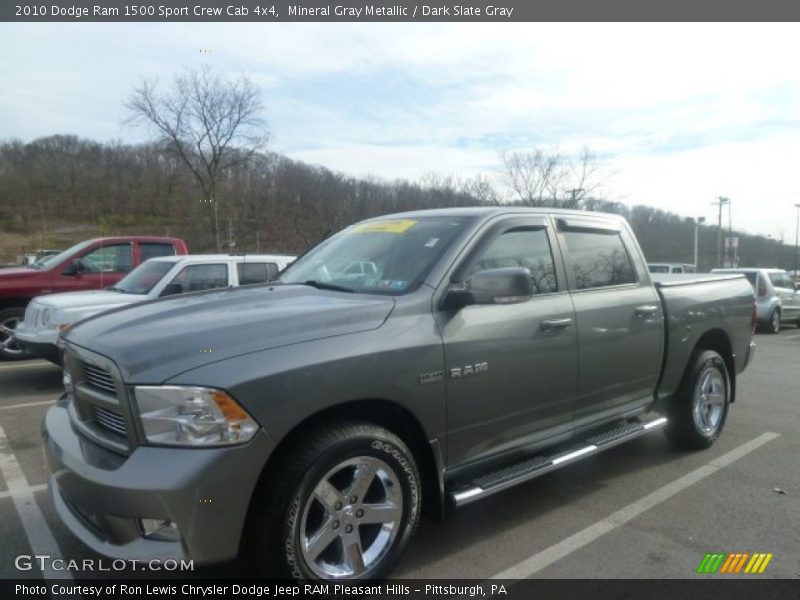 Mineral Gray Metallic / Dark Slate Gray 2010 Dodge Ram 1500 Sport Crew Cab 4x4