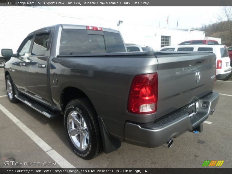 Mineral Gray Metallic / Dark Slate Gray 2010 Dodge Ram 1500 Sport Crew Cab 4x4