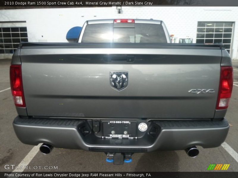 Mineral Gray Metallic / Dark Slate Gray 2010 Dodge Ram 1500 Sport Crew Cab 4x4