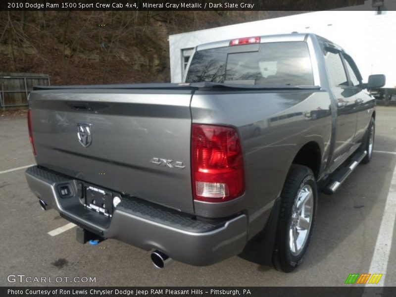 Mineral Gray Metallic / Dark Slate Gray 2010 Dodge Ram 1500 Sport Crew Cab 4x4