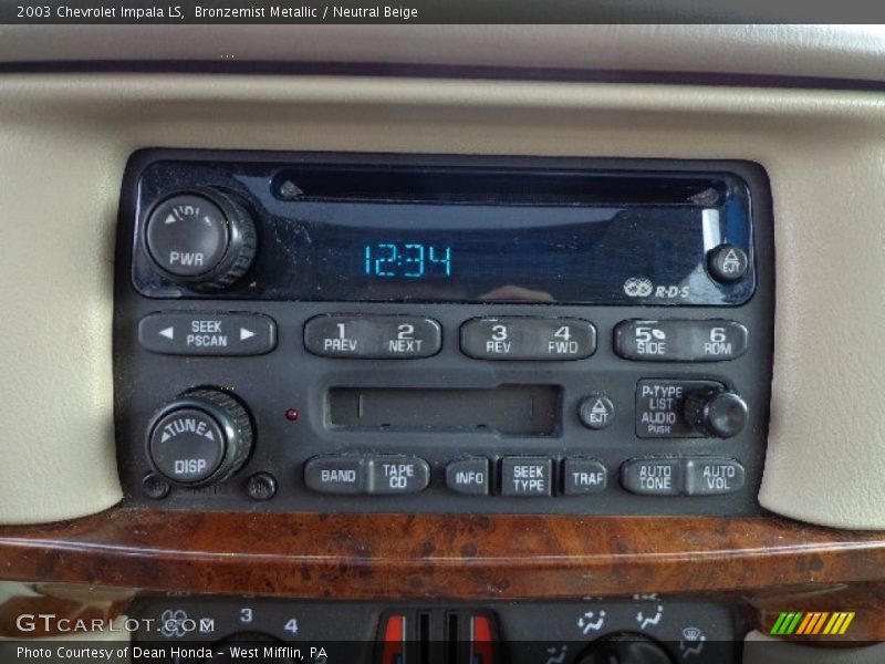 Bronzemist Metallic / Neutral Beige 2003 Chevrolet Impala LS