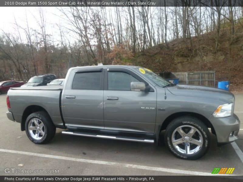 Mineral Gray Metallic / Dark Slate Gray 2010 Dodge Ram 1500 Sport Crew Cab 4x4