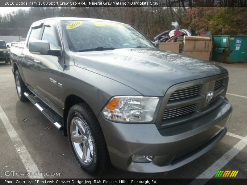 Mineral Gray Metallic / Dark Slate Gray 2010 Dodge Ram 1500 Sport Crew Cab 4x4