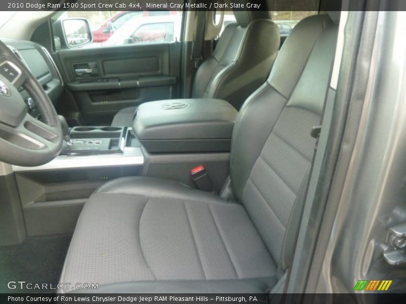 Mineral Gray Metallic / Dark Slate Gray 2010 Dodge Ram 1500 Sport Crew Cab 4x4