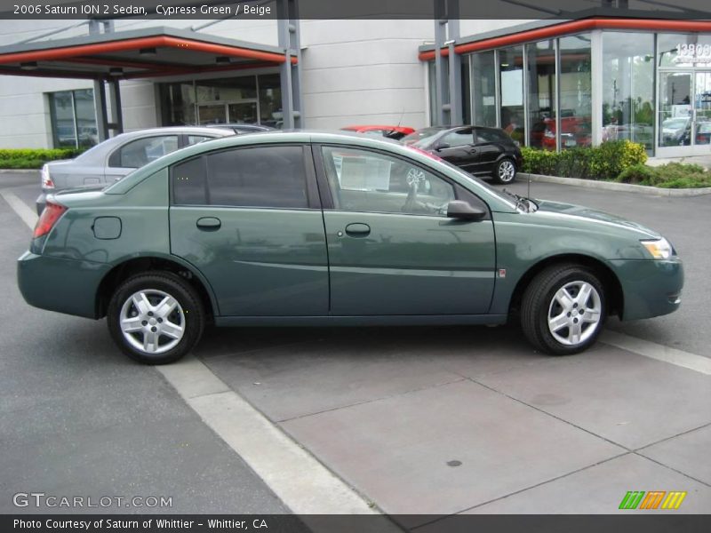 Cypress Green / Beige 2006 Saturn ION 2 Sedan