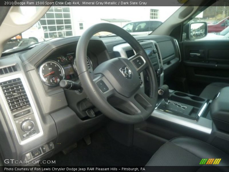 Mineral Gray Metallic / Dark Slate Gray 2010 Dodge Ram 1500 Sport Crew Cab 4x4