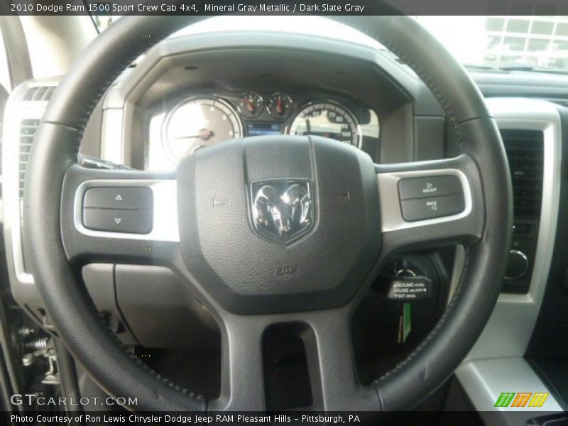 Mineral Gray Metallic / Dark Slate Gray 2010 Dodge Ram 1500 Sport Crew Cab 4x4