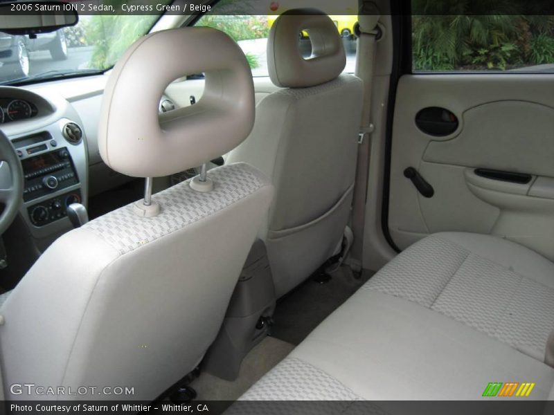 Cypress Green / Beige 2006 Saturn ION 2 Sedan