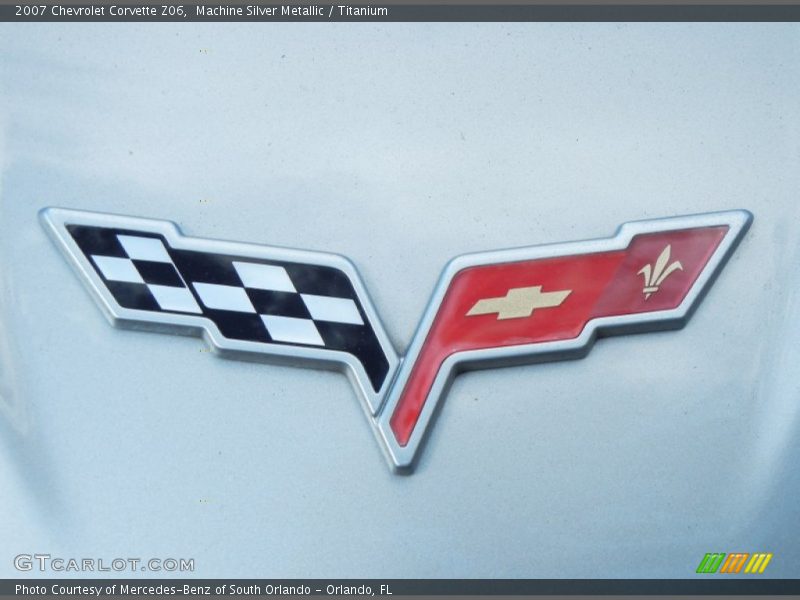 Machine Silver Metallic / Titanium 2007 Chevrolet Corvette Z06