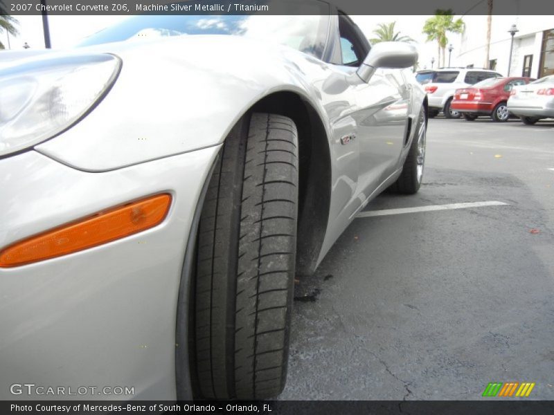 Machine Silver Metallic / Titanium 2007 Chevrolet Corvette Z06