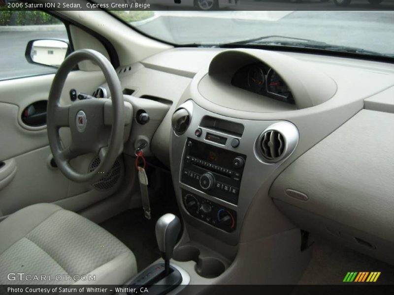 Cypress Green / Beige 2006 Saturn ION 2 Sedan