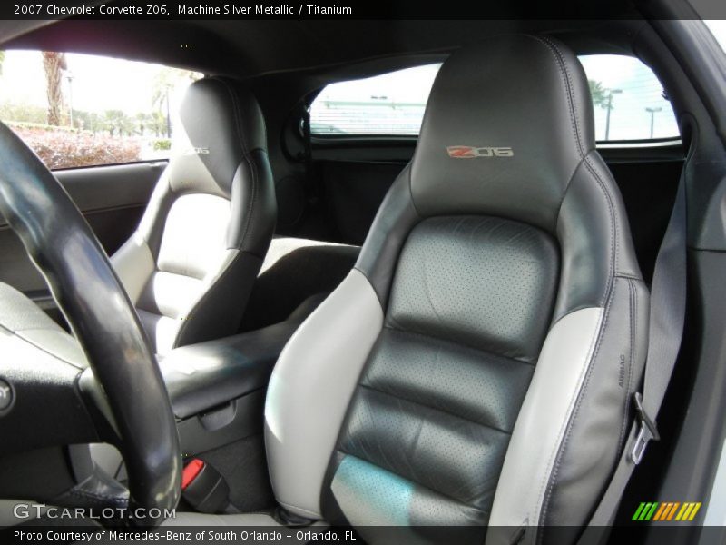 Front Seat of 2007 Corvette Z06