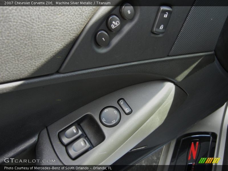 Machine Silver Metallic / Titanium 2007 Chevrolet Corvette Z06