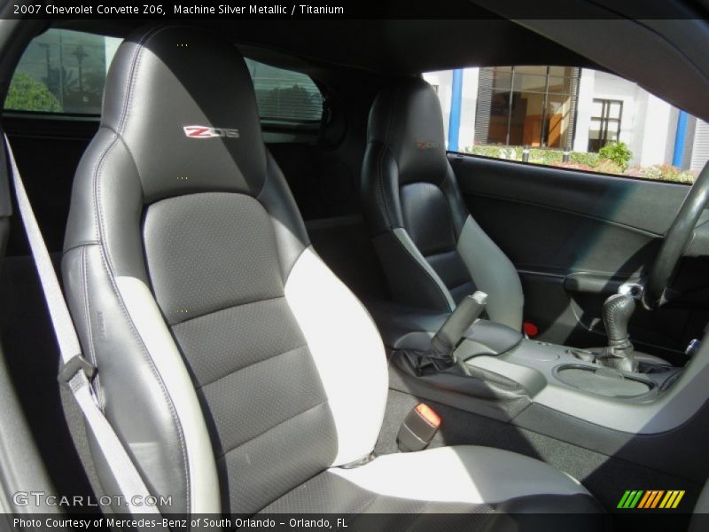 Machine Silver Metallic / Titanium 2007 Chevrolet Corvette Z06