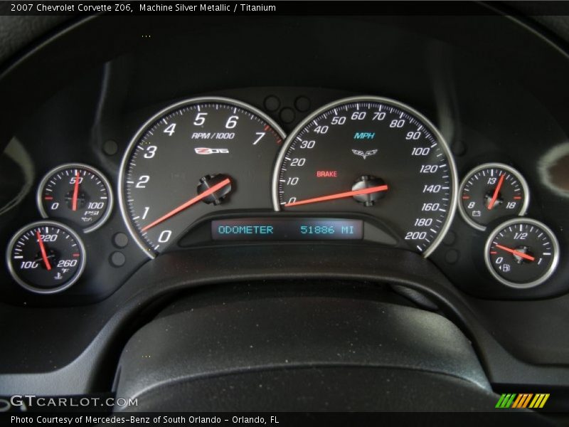  2007 Corvette Z06 Z06 Gauges