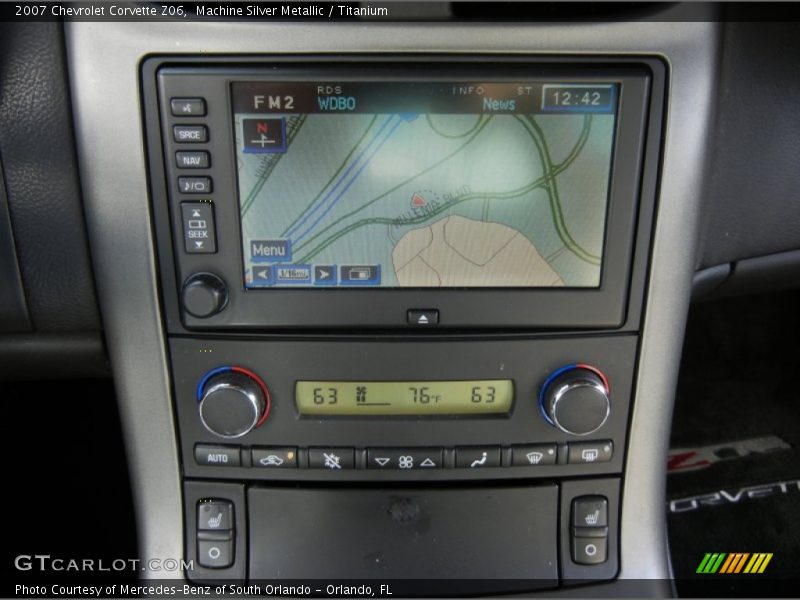 Navigation of 2007 Corvette Z06