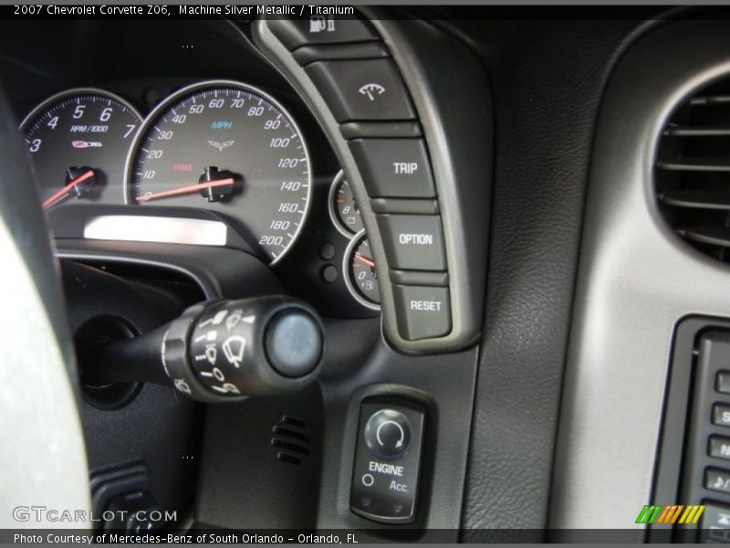 Controls of 2007 Corvette Z06