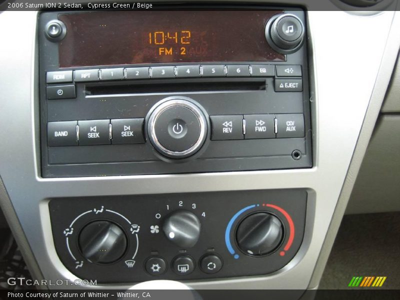 Cypress Green / Beige 2006 Saturn ION 2 Sedan