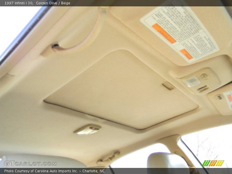 Golden Olive / Beige 1997 Infiniti I 30