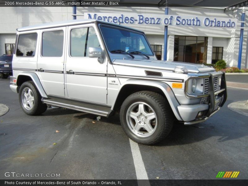 Iridium Silver Metallic / Black 2006 Mercedes-Benz G 55 AMG