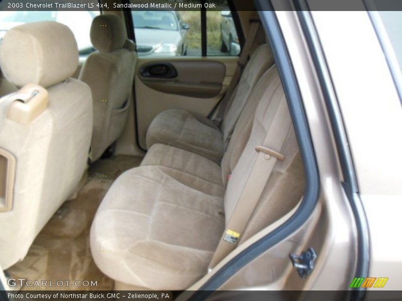 Rear Seat of 2003 TrailBlazer LS 4x4