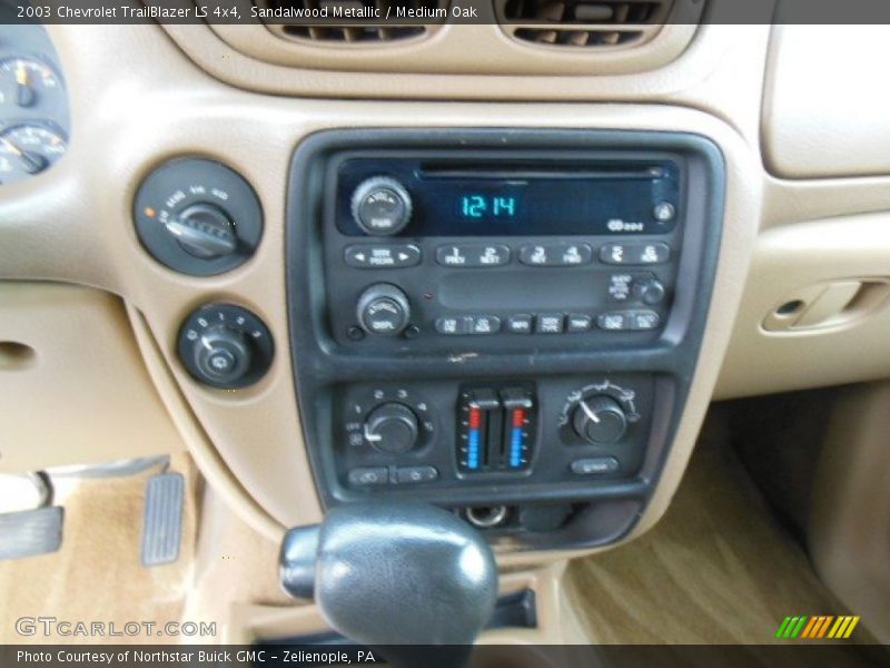 Sandalwood Metallic / Medium Oak 2003 Chevrolet TrailBlazer LS 4x4