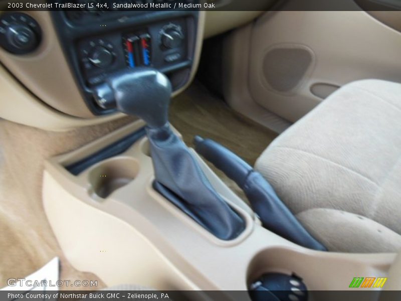 Sandalwood Metallic / Medium Oak 2003 Chevrolet TrailBlazer LS 4x4