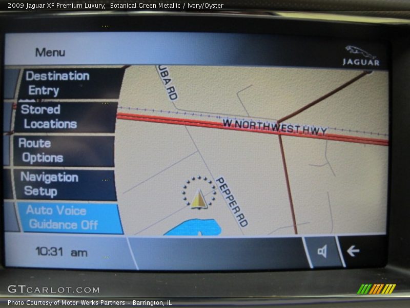 Botanical Green Metallic / Ivory/Oyster 2009 Jaguar XF Premium Luxury