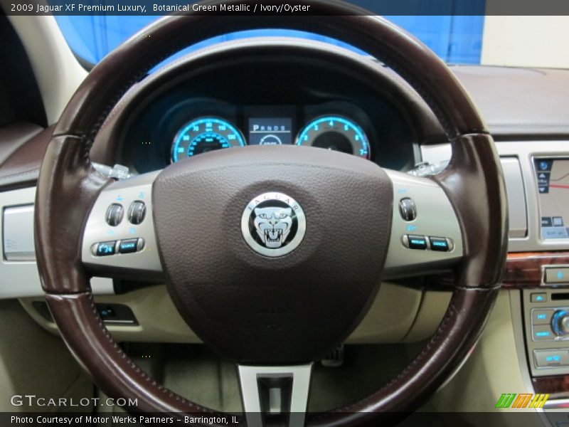 Botanical Green Metallic / Ivory/Oyster 2009 Jaguar XF Premium Luxury