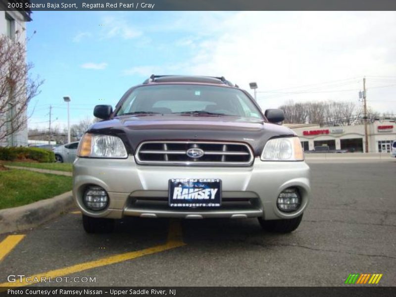 Regatta Red Pearl / Gray 2003 Subaru Baja Sport