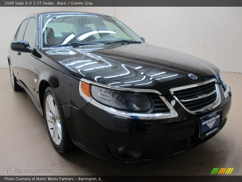 Black / Granite Gray 2006 Saab 9-5 2.3T Sedan