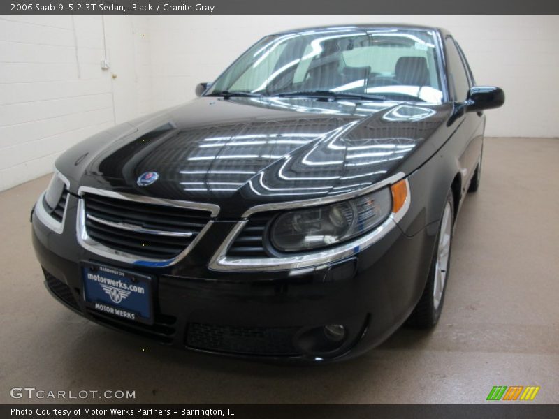 Black / Granite Gray 2006 Saab 9-5 2.3T Sedan
