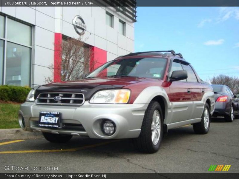 Regatta Red Pearl / Gray 2003 Subaru Baja Sport