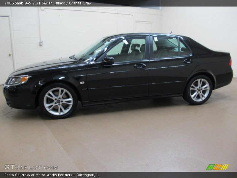 Black / Granite Gray 2006 Saab 9-5 2.3T Sedan