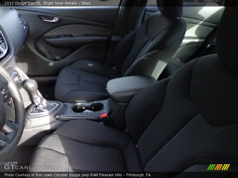 Bright Silver Metallic / Black 2013 Dodge Dart SE