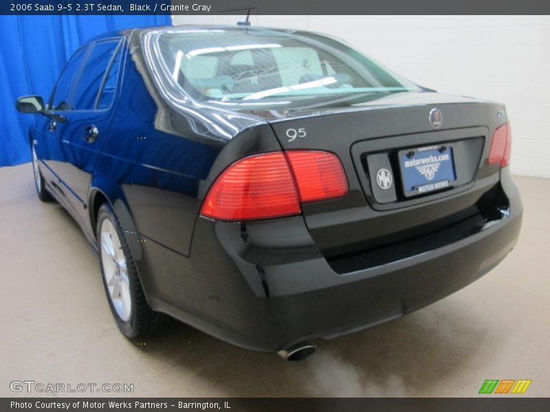 Black / Granite Gray 2006 Saab 9-5 2.3T Sedan