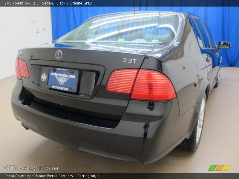 Black / Granite Gray 2006 Saab 9-5 2.3T Sedan