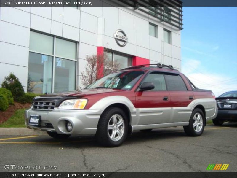 Regatta Red Pearl / Gray 2003 Subaru Baja Sport