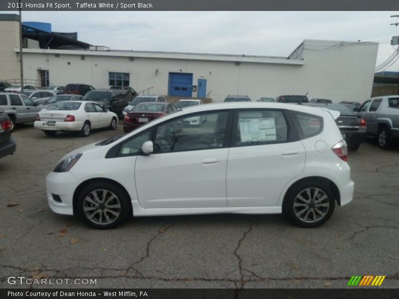 Taffeta White / Sport Black 2013 Honda Fit Sport