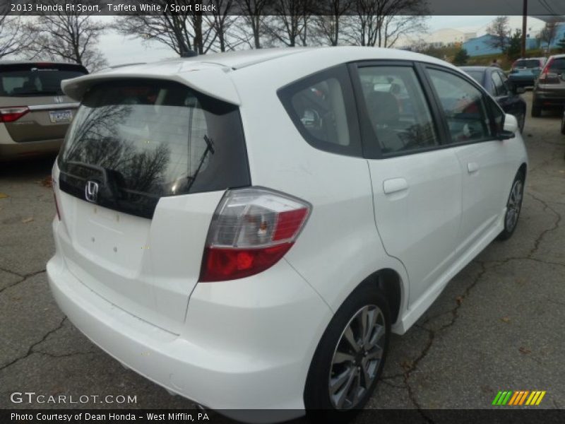 Taffeta White / Sport Black 2013 Honda Fit Sport