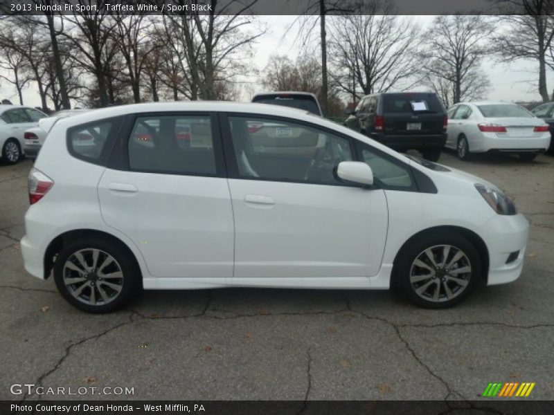 Taffeta White / Sport Black 2013 Honda Fit Sport