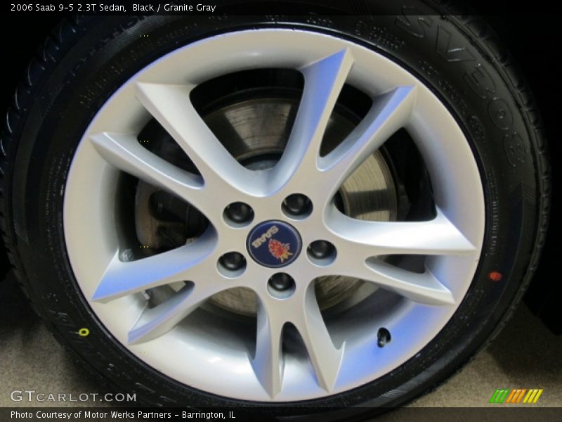 Black / Granite Gray 2006 Saab 9-5 2.3T Sedan