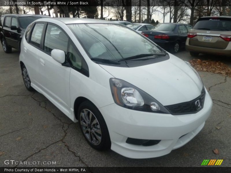 Taffeta White / Sport Black 2013 Honda Fit Sport