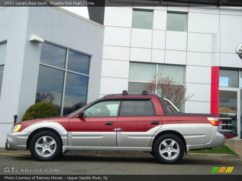 Regatta Red Pearl / Gray 2003 Subaru Baja Sport