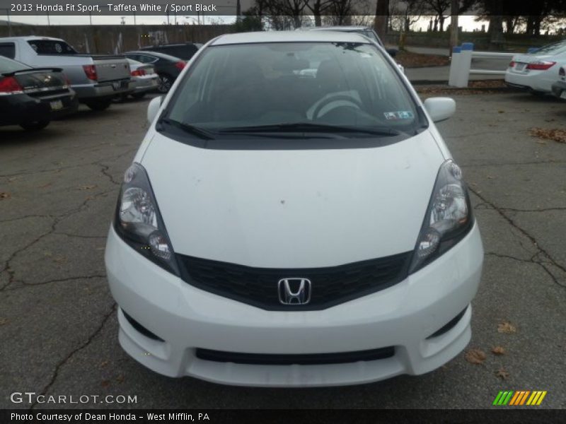 Taffeta White / Sport Black 2013 Honda Fit Sport