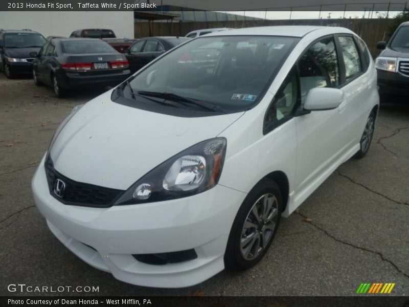 Taffeta White / Sport Black 2013 Honda Fit Sport